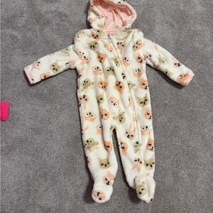 Cozy Animal Print Kids One Piece